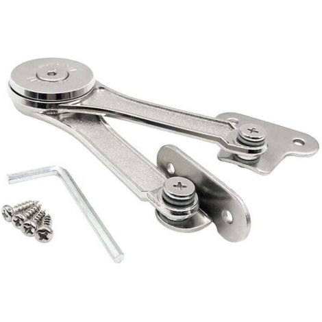 Standard Forte Ferrures pour Relevants et Abattants Couvercles Stay Lift Systèmes Réservoir de Force Pour Système a Porte Relevable Charnière pour Armoire Meuble Lot de 2 LO-Ron