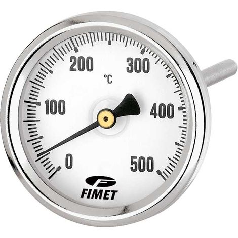 SCHORNSTEINTHERMOMETER 0-500°C HINTERER Anschluss Schaft 100 mm