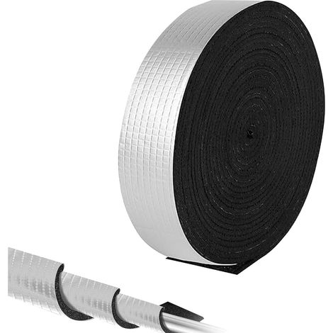 Mousse Isolante Pour Tuyaux Gaine Thermorégulatrice Haute Densité Gaine en Mousse pour Tuyaux Protection Portes Intempéries Hivernales Climatiseur Garage Conduits d'Eau (1/5)