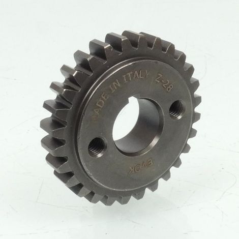 Pignon bout vilebrequin EVOK pour scooter Piaggio 50 Vespa 1963 à (1/3)