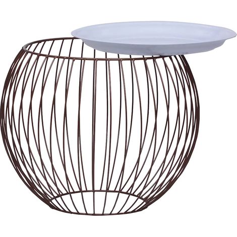 Maison Exclusive - Tavolino da Caffè Oro Ø 51 cm (1/5)