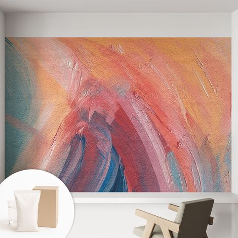 Carta Da Parati - Murale Alla Moda Decorazione - Camera Da Letto - Con Colla Gratuita Esplosioni colorate 152x104 cm (1/5)