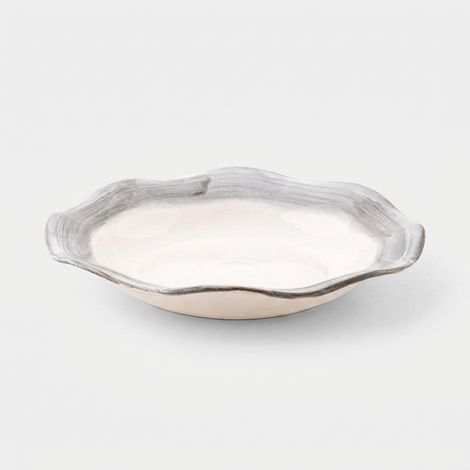 Centre de table rond en céramique fini à la main Bali (1/2)