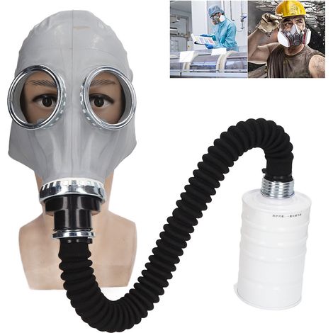 Masque à gaz intégral Tangshan type 59 avec motif de visage fantôme (1/5)