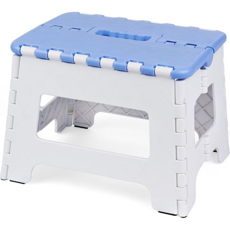 Petit Tabouret Pliant, Stable et Compact, Charge maximale : 100 kg, idéal pour Les Enfants et Les Adultes, Utilisation Polyvalente : Salle de Bain, Camping, Jardin et Voyage, Peu encombrant (1/5)