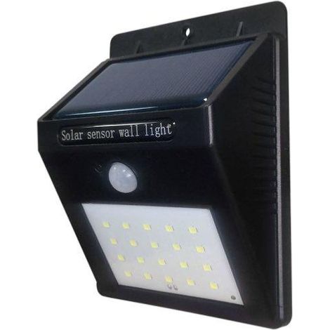 Applique Murale Solaire LED Noire 0.75W IP54 - SILUMEN (1/3)