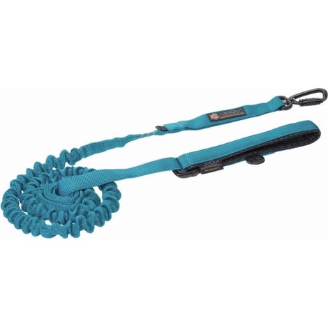 Guinzaglio per cani JoQu® Ultra Strong Runners turchese con assorbimento degli urti