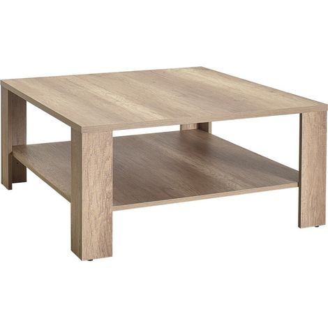 CALICOSY - Table basse 1 étagère L90 cm - LENA (1/5)