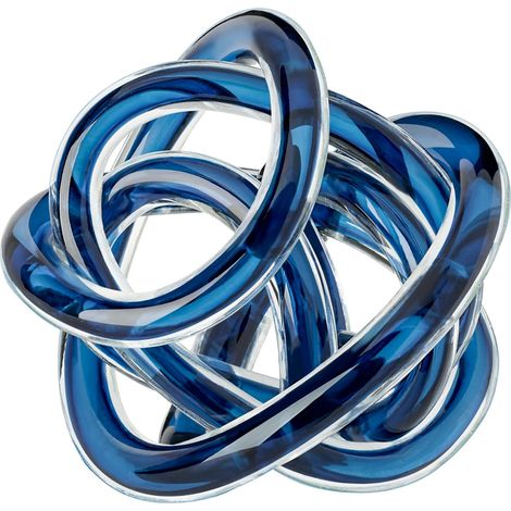 Boule décorative en Verre Bleu Indigo Taille L (1/5)