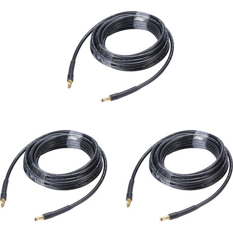 Lot de 3 tuyaux de lavage de voiture haute pression pour nettoyeur à eau haute pression K2 K3 K4 K5 K Series 6 m (1/5)