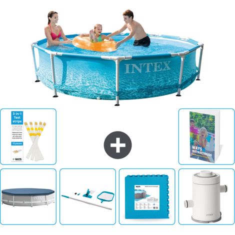 Frame Pool Rund - 305x76 cm - 7-teilig S17