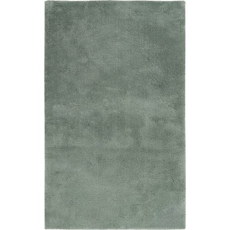 Tapis de bain vert antidérapant ultra doux absorbant - 90 x 50 cm (1/5)