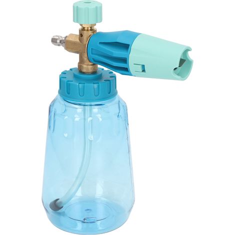 Pulvérisateur de mousse haute pression 4000 psi, pistolet à eau, pulvérisateur de mousse multifonctionnel, pistolet haute pression, interface de connexion rapide 1/4" NPT, violet martin-pêcheur entièr (1/5)