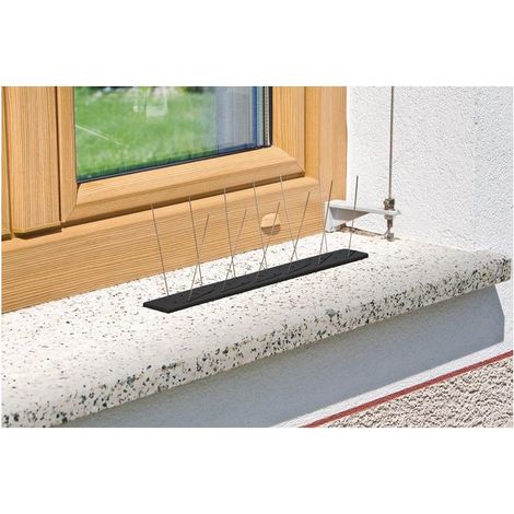 Vogel- und Taubenabwehr Starter Set Schutz bis 1 m, 36 Spikes Kunststoff (1/3)