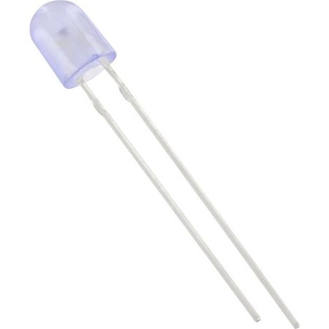 TRU COMPONENTS 1577496 LED bedrahtet  Blau Oval 5 mm 650 mcd 110 °, 50 ° 20 mA