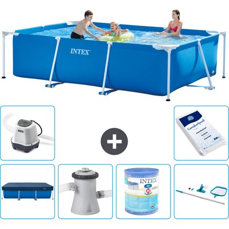 Intex Piscina con struttura Rettangolare - 300x200x75 cm - 7-pezzi  S30170 (1/5)