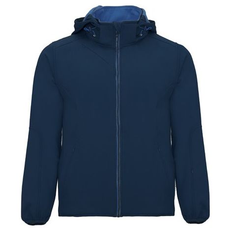 Softshell de 2 capas de corte deportivo con forro micropolar SIBERIA ROLY S Azul Marino (1/3)