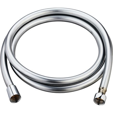 Flessibile doccia in PVC da 1,8 m argento artico di lusso (1/2)