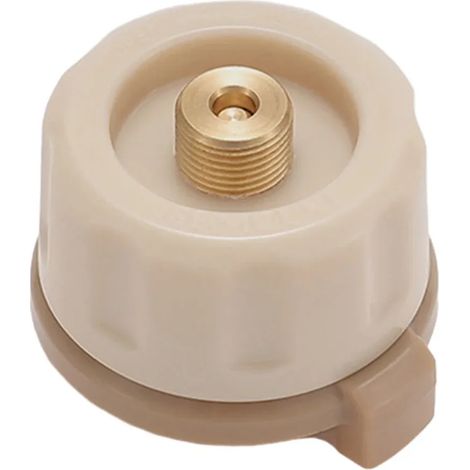 Adaptateur pour réchaud à gaz portable en alliage d'aluminium, adaptateur léger pour réservoir de gaz, tête de conversion compacte pour réchauds de camping et de pique-nique portables. (1/5)