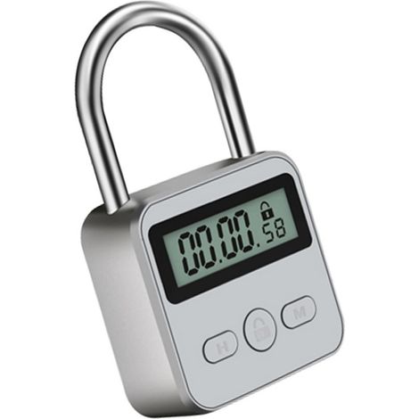 Cadenas électronique à minuterie, boîtier métallique, minuterie (1/5)