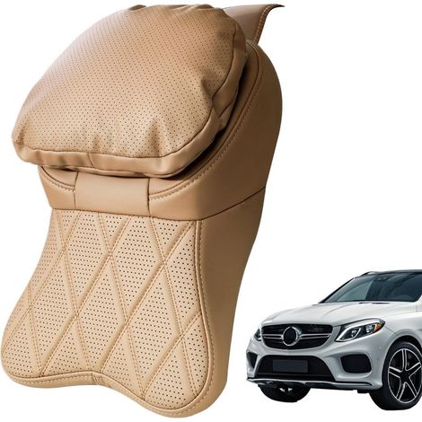 Coussin d'appui-tête pour voiture , ergonomique en mousse à mémoire de forme avec sangle réglable - (1/5)