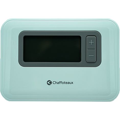 Chaffoteaux – Thermostat d'ambiance filaire programmable – Commande à distance avec sonde intégrée – Compatible toutes chaudières – Économies d'énergie
