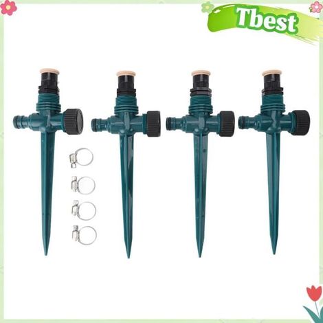 Tbest Arroseurs de jardin Arroseur de jardin professionnel efficace, rotatif automatique à 360 degrés, pour piscine jardin Verte (1/5)