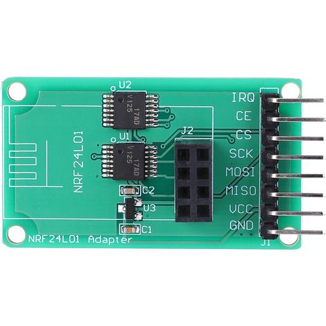 Module adaptateur NRF24L01, émetteur-récepteur sans fil 2,4 GHz compatible avec UNO R3 3,3 V/5 V (1/5)