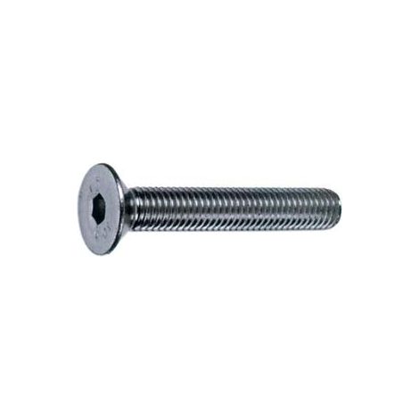 VITI PER METALLO 10.9 TESTA SVASATA PIANA CAVA ESAGONALE- - ø mm.6x50 - 200 pezzi AMBROVIT