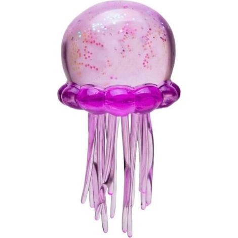 Boule Anti-Stress Jellyfish Design Cube Sensoriel à Presser pour Anxiété et Relaxation (Violet) (1/5)