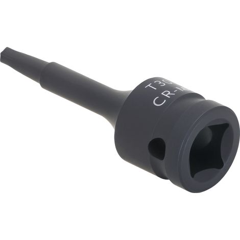 1/2" Drive Impact Socket T30 Star Bit 78mm 6 Point CR-MO Steel (1/5)