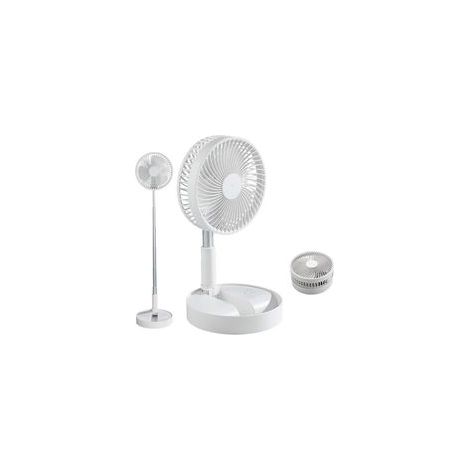 Ventilateur de table pliable avec télécommande – Silencieux inférieur à 45 dB – Batterie rechargeable 7200 mAh – 4 vitesses réglables (1/5)