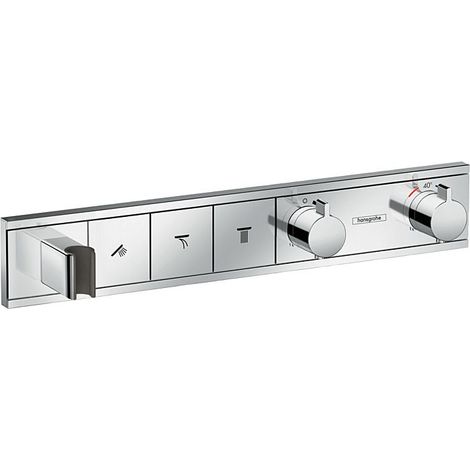 Hansgrohe RainSelect - Thermostat-Duscharmatur - Unterputz für 3 Verbraucher, verchromt 15356000 (1/4)