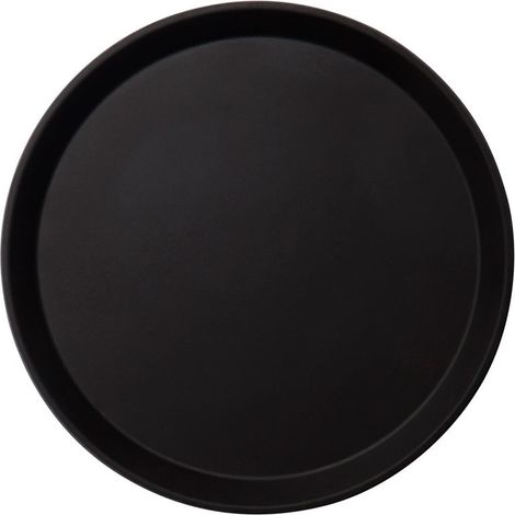 Plateau rond rebord élevé antidérapant diam 28 cm - Lot de 12 - Cambro