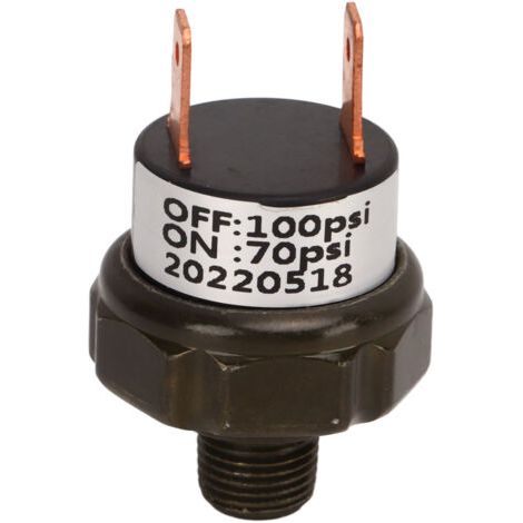 Valve de commande de pression de compresseur d'air, pièce de rechange de voiture en acier inoxydable pour klaxons de Train 70-100PSI