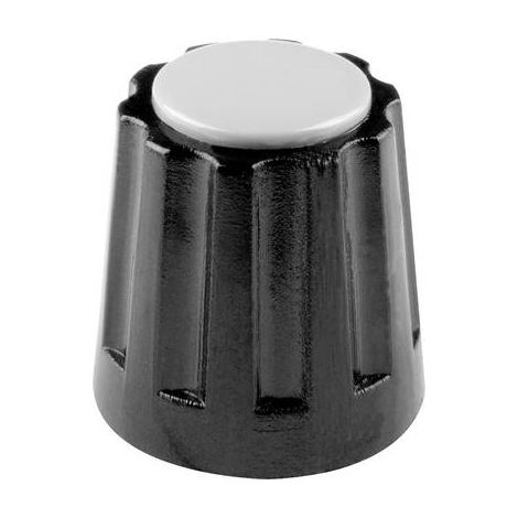 Tête de bouton rotatif Mentor 331.4 noir (Ø x H) 14.5 mm x 14 mm 1 pc(s) (1/2)