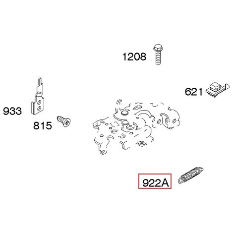 Muelle de freno del motor del cortacésped original BRIGGS & STRATTON 691809