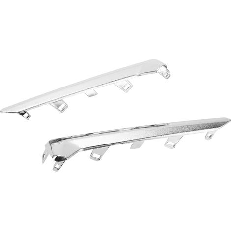 2 Pièces Moulure de Phare Antibrouillard Avant 57708SG010 Chrome Garniture Pare-chocs Remplacement pour Subaru Forester 2015-2018 (1/5)