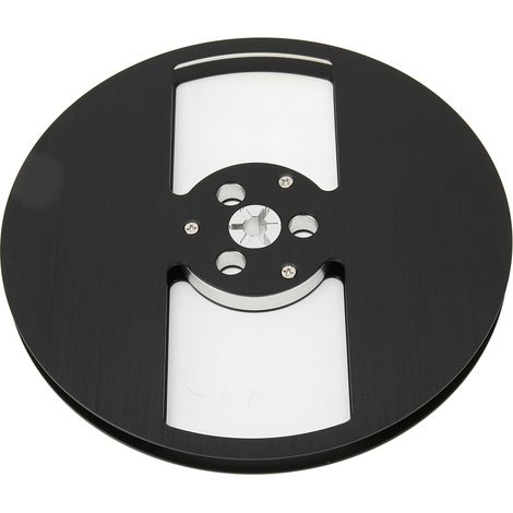 Bobine vide 1/4 7 pouces en alliage d'aluminium, ouverture à 2 trous, pour machine, compatible TEAC, noire (1/5)