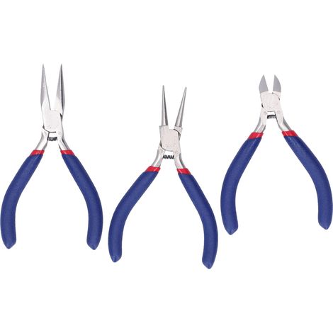 3pcs Pliers Set DIY Craft Jewelry Making Processing Diagonal Pliers Needle Nose Pliers (1/5)