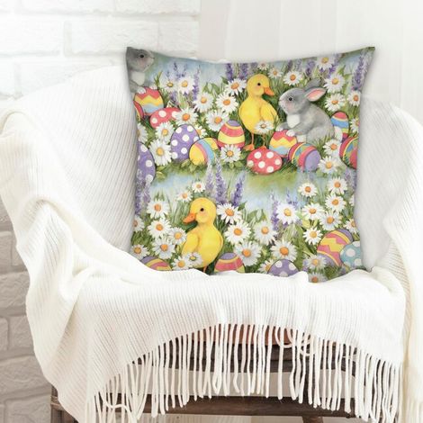 Housses de coussin en polyester résistante résistant pour décoration de noël de famille (1/5)