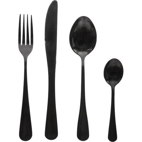 16 pezzi di ombra casalinga - set di posate per ombra da 16 pezzi, acciaio inossidabile - Sg secret de gourmet (1/3)
