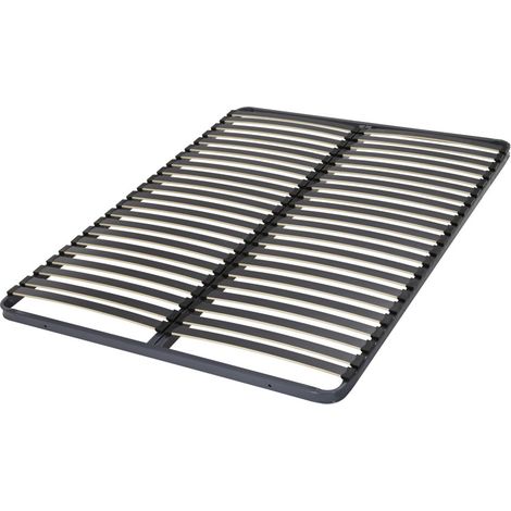 Ebac Literie – Sommier à lattes 140x190 Artemis – 42 lattes en contreplaqué – Cadre métal traité anticorrosion – Confort optimal et aération (1/4)