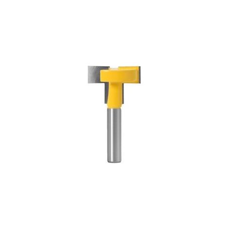 T-Slot Fraise pour rainures en bois de 8 mm pointe de routeur de coupe de fil, avec double rainure fraise travail bois de 8 mm pointe de routeur de coupe à fil (1/5)