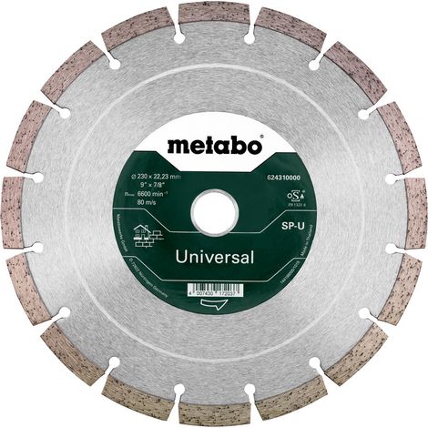 METABO Diamanttrennscheibe 230x22,23mm, SP-U, Universal SP (624310000) (1/5)