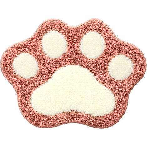 [JAMAIS UTILISÉ]Forme de pied maison salle de bain absorbant l'eau tapis anti-dérapant maison porte chambre tapis de pied (1/5)