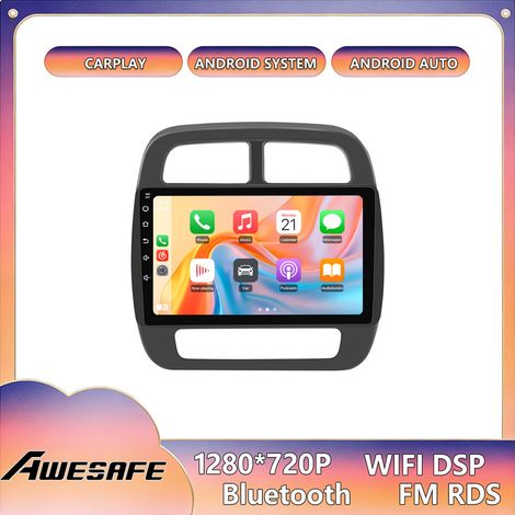 AWESAFE Radio de Coche Android 13 2GB+32GB para Renault KWID (2015-2019) Pantalla Táctil de 10'' CarPlay GPS Android Auto (1/5)