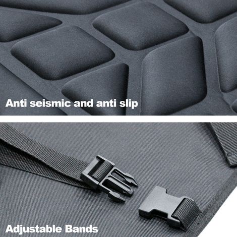 Coussin de siège de moto respirant universel, décompression ATV, antidérapant pour longue durée de conduite, protection réglable (1/5)