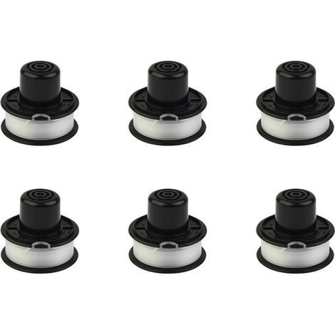 QOXEZY 6er-Pack Trimmerköpfe für A6226 Fadenspule mit solider Leistung für die Gartenpflege GL250 GL310 GL360 (1/5)