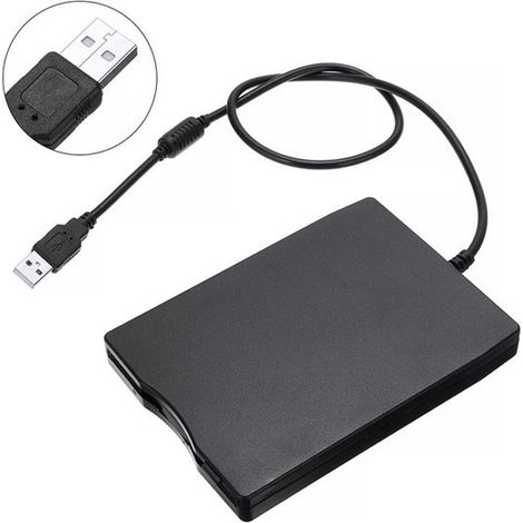 USB-Diskettenlaufwerk,tragbares 3,5-Zoll-USB-Diskettenlaufwerk,geeignet für Windows 10/7/Vista/Windows 8/XP/ME/2000/SE/98 (1/5)